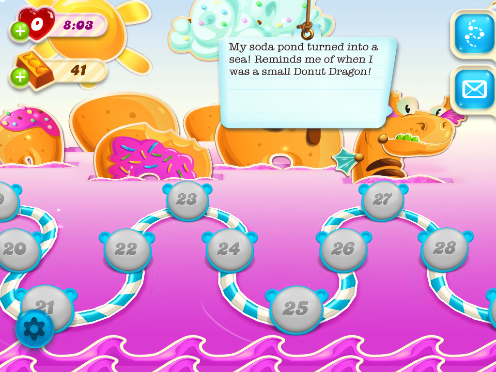 Screenshot of Candy Crush Soda Saga (iPad, 2014) - MobyGames