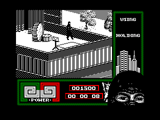 Last Ninja 2: Back with a Vengeance (Amstrad CPC) screenshot: The beginning
