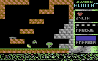 Alioth (Commodore 64) screenshot: Annihilated enemy