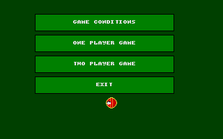 Cricket Captain (Atari ST) screenshot: Options for a single practice match