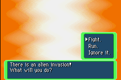 Pokémon Mystery Dungeon: Red Rescue Team (Game Boy Advance) screenshot: These questions determine what Pokemon you become.