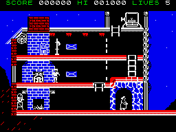 The Goonies (ZX Spectrum) screenshot: Level 1