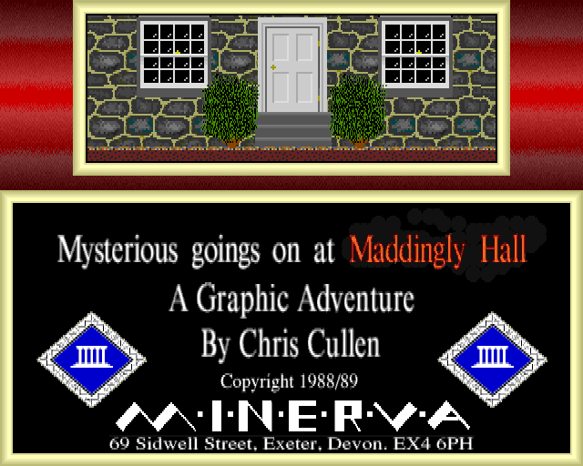 Maddingly Hall (Acorn 32-bit) screenshot: Title screen