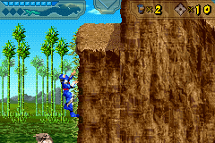 The Revenge of Shinobi (Game Boy Advance) screenshot: In this game you are able to climb the walls.