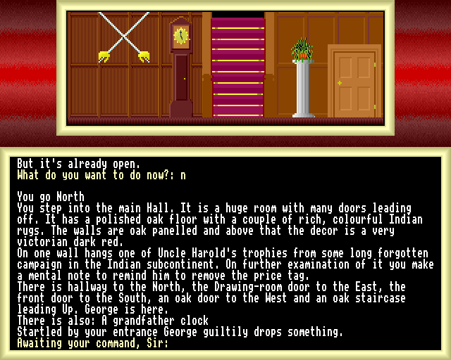 Maddingly Hall (Acorn 32-bit) screenshot: In the main hall