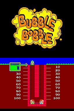 Bubble Bobble Revolution (Nintendo DS) screenshot: Beginning the game.