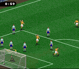 FIFA Soccer 96 (SNES) screenshot: And the dutch scores!