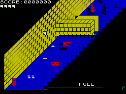 Zaxxan (ZX Spectrum) screenshot: Game starts