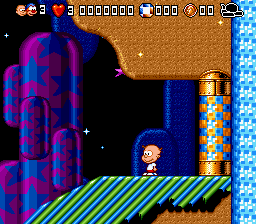 Bubble and Squeak (Genesis) screenshot: Game start