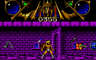 Savage (Atari ST) screenshot: The door is largely symbolic here