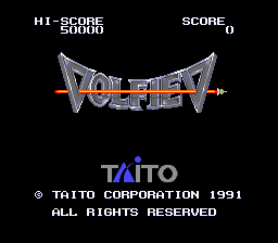 Volfied (Genesis) screenshot: Title screen