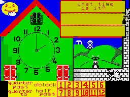 Fun School 3: for 5 to 7 Year Olds (ZX Spectrum) screenshot: Use the space bar to highlight the right parts