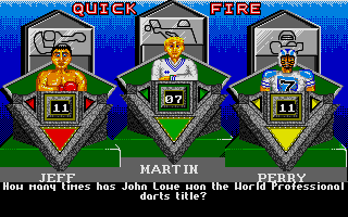 Sporting Triangles (Atari ST) screenshot: Enough for Gremlin to make a licensed game around him