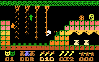 Screenshot of Strzyga (Atari 8-bit, 1992) - MobyGames