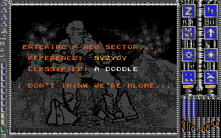 Better Dead Than Alien! (Atari ST) screenshot: There seems to be someone else around
