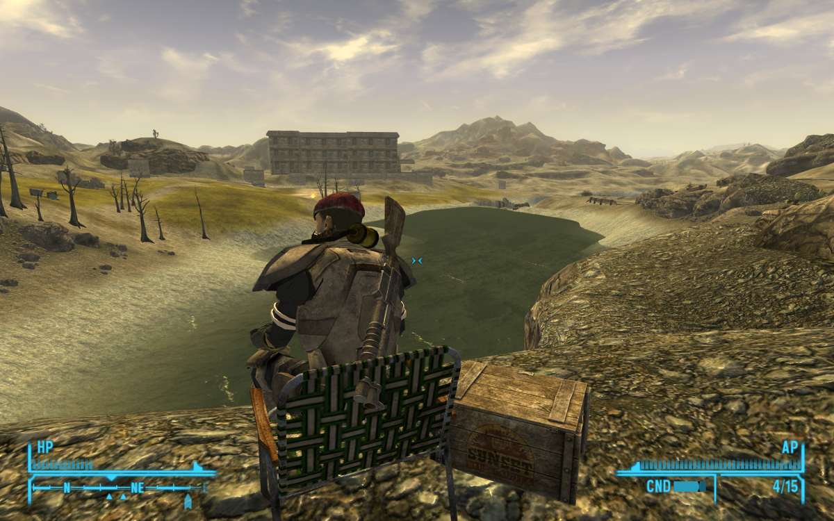 Fallout: New Vegas (Windows) screenshot: You can take a break from your quest and just have a vacation! Really, take a look!..