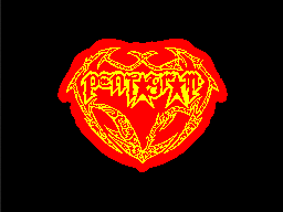 Pentagram (ZX Spectrum) screenshot: Title screen