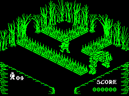 Pentagram (ZX Spectrum) screenshot: Start up