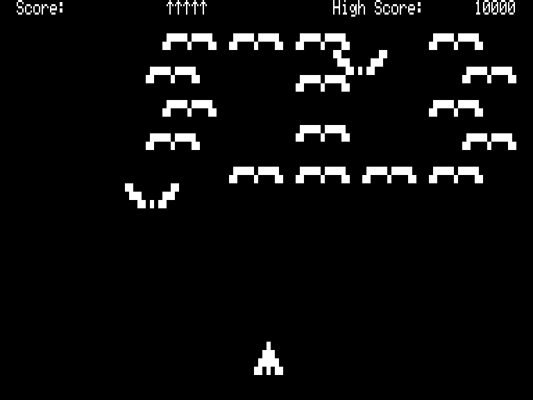 Demon Seed (TRS-80) screenshot: Starting out