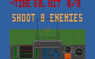 G-Loc: Air Battle (Atari ST) screenshot: Game start