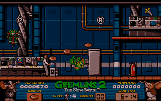 Gremlins 2: The New Batch (Atari ST) screenshot: An upgrade weapon