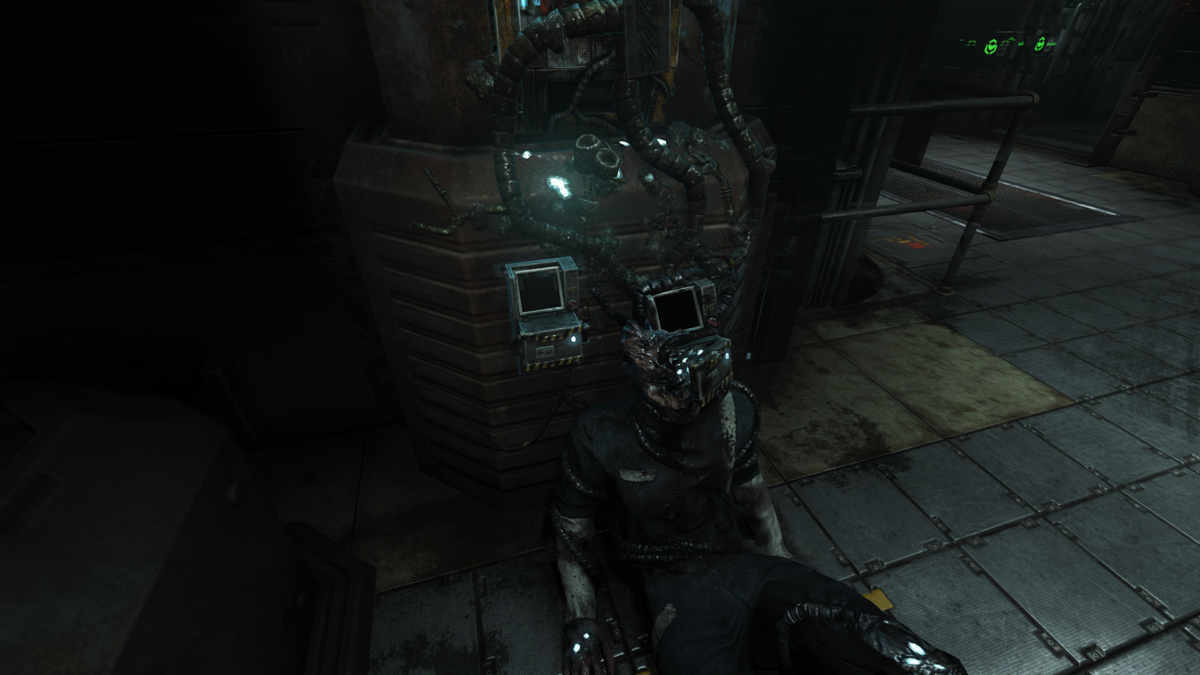 Soma (Windows) screenshot: I wonder what he sees in that monitor