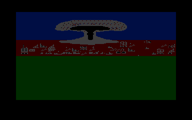 Theatre Europe (Atari 8-bit) screenshot: There goes Paris