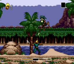 The Pirates of Dark Water (Genesis) screenshot: These guys are very aggressive