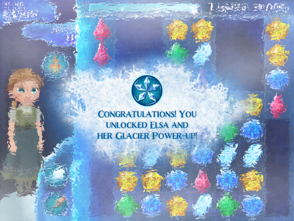 Screenshot of Frozen Free Fall (iPad, 2013) MobyGames