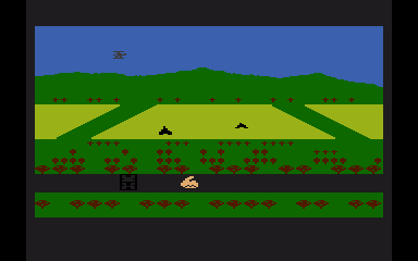 Theatre Europe (Atari 8-bit) screenshot: The interactive battle screen