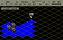Front Mission (WonderSwan Color) screenshot: Battle