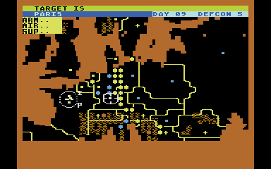 Theatre Europe (Atari 8-bit) screenshot: No! Not Paris!