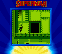 Superman (Game Boy) screenshot: Level 3: warehouse