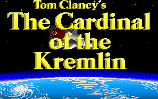 Tom Clancy's The Cardinal of the Kremlin (DOS) screenshot: Title screen.