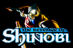 The Revenge of Shinobi (Game Boy Advance) screenshot: Title screen
