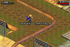 Tony Hawk's Underground & Kelly Slater's Pro Surfer (Game Boy Advance) screenshot: Walking for another skating area.