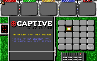 Captive (Amiga) screenshot: Ingame title