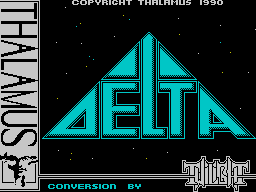 Delta Patrol (ZX Spectrum) screenshot: Loading screen