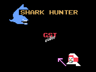 Shark Hunter (Odyssey 2) screenshot: Title screen.