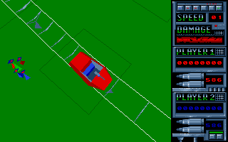 Roller Coaster Rumbler (Atari ST) screenshot: A cinematic entry screen