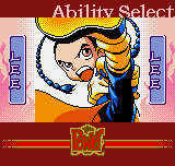 The Last Blade: Beyond the Destiny (Neo Geo Pocket Color) screenshot: Mode "Ability" selection.