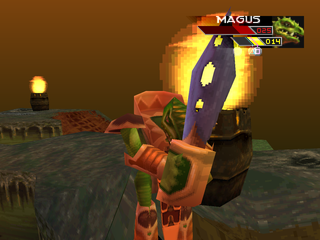 The Unholy War (PlayStation) screenshot: Magus