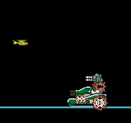 Silkworm (NES) screenshot: Found the sweet spot