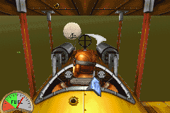 Wings (Game Boy Advance) screenshot: Shooting down the enemy balloons.
