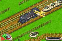Wings (Game Boy Advance) screenshot: This train needs to be stopped.
