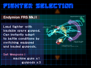 Einhänder (PlayStation) screenshot: Fighter selection