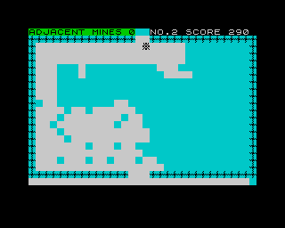 Mined-Out (ZX Spectrum) screenshot: Both <i>Damsels</i> rescued... aham...