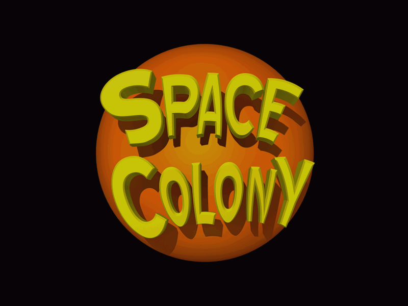 Space Colony (Windows) screenshot: Title Screen