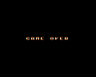 A-Type (Amiga) screenshot: Game over