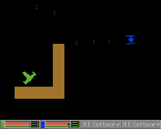 Bratwurst (Amiga) screenshot: Blue advances